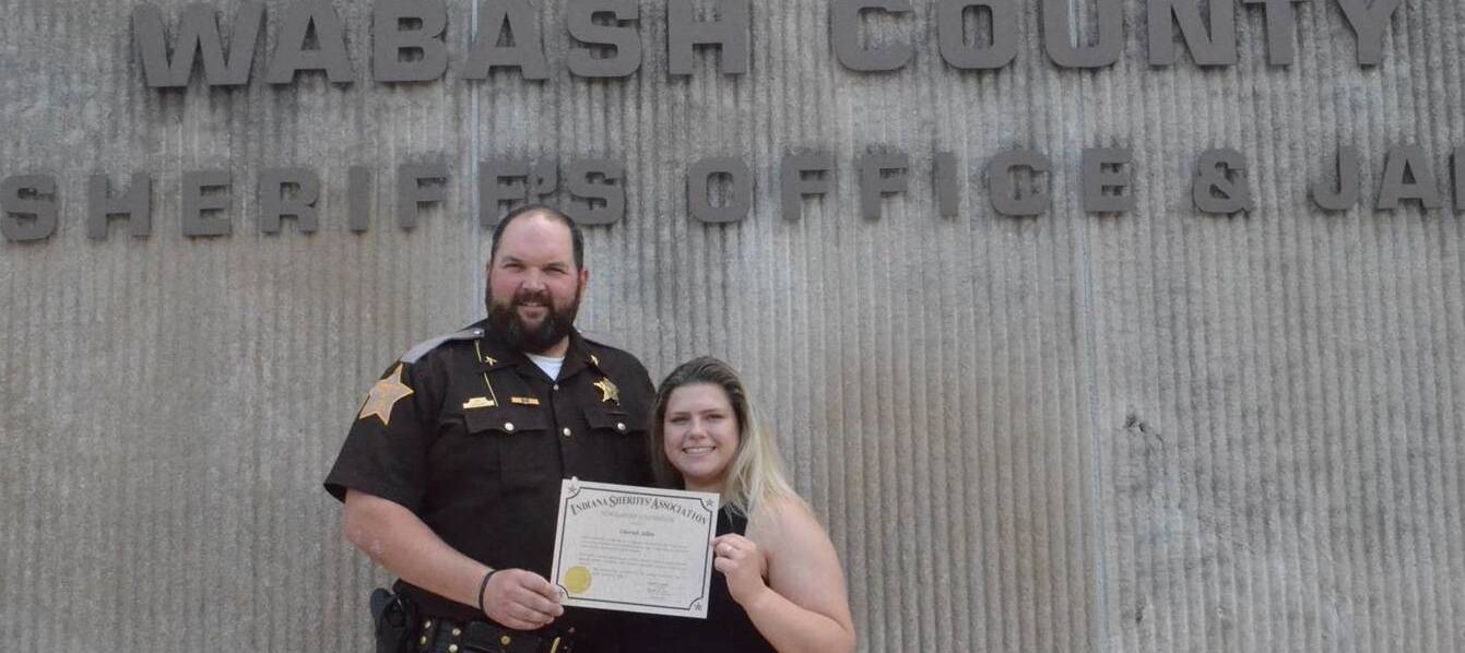 Sheriff with ISA Scholarship recipient.